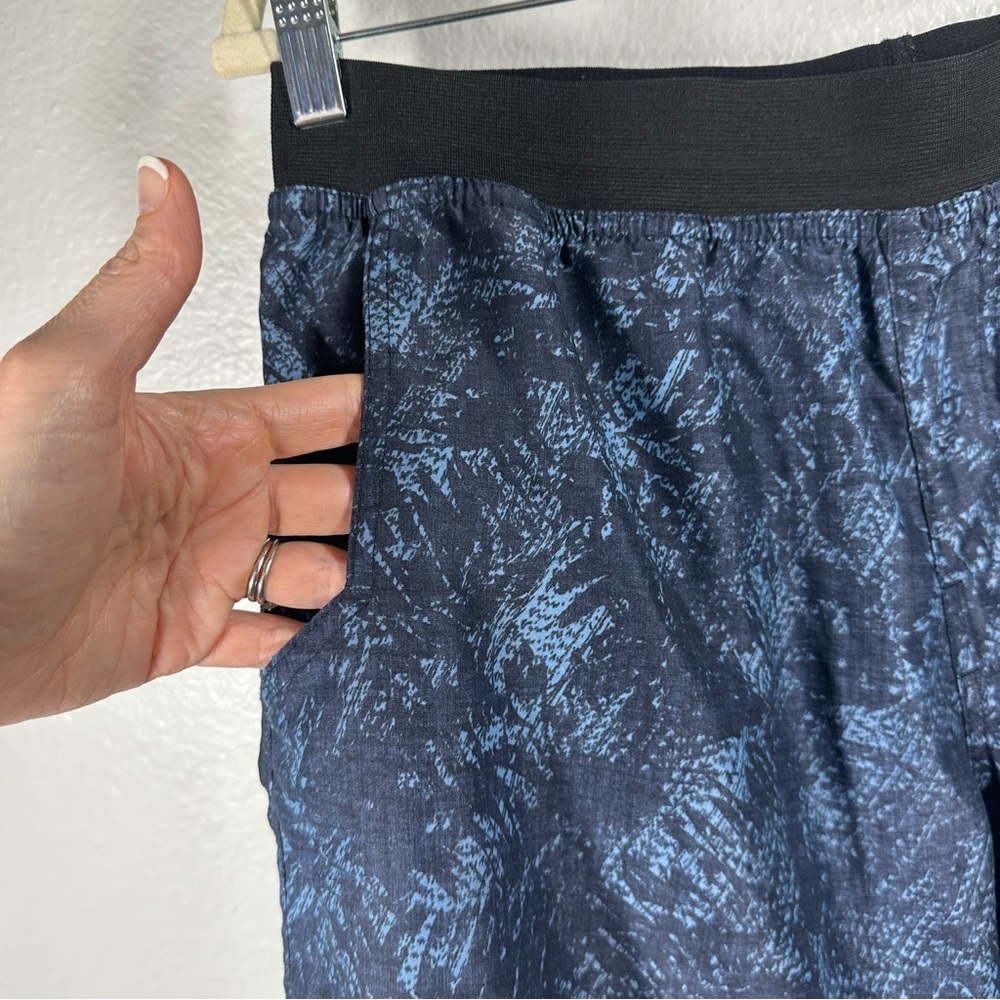 Prana Black and Blue Patterned Athletic Shorts - Picture 3 of 8